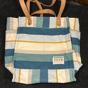 FEED striped bag